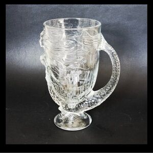 Las Vegas Treasure Island Casino 3D Mermaid Clear Glass Mug Embossed Design